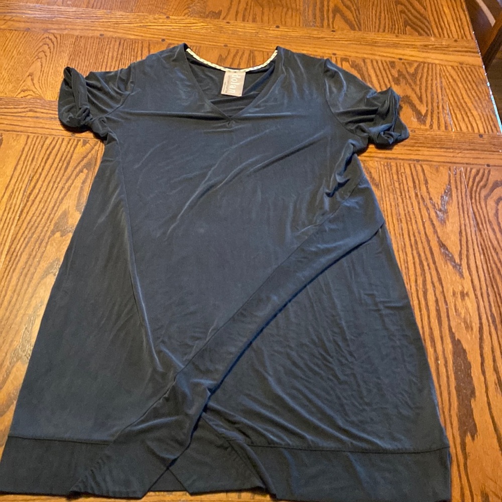 Dolan Left Coast Collection Anthropologie black dress LG
